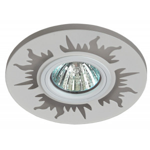 DK LD30 WH Светильник декор cо светодиодной подсветкой MR16, 220V, max 11W, белый (50/800) Б0036478