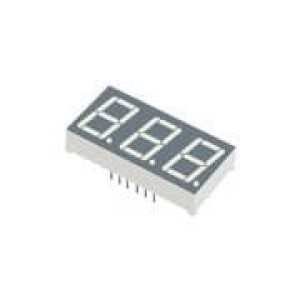 BA56-12SURKWA, Светодиодные дисплеи и аксессуары .56" 3-DIGIT RED LED DISPLAY