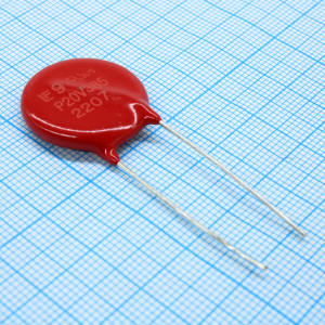 V20E385P, Варистор из оксида металла 385В переменного тока/505В постоянного тока 10000A 682В предел радиальный россыпь