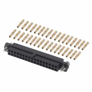 M80-4613405, Проводные клеммы и зажимы 17+17 POS FEM +J/S SM BORE GOLD