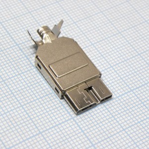 microUSB 3.0 10BM, Разъем Micro USB BM 3.0 10pin вилка