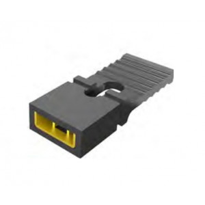 DS1027-2LUN, ДЖАМПЕР (перемычка), удлиненный, синий, длина 13.5мм, шаг 2.54мм