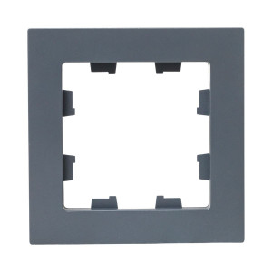 1 - местная рамка, графит, пластик Эпика EKF UP1-FPG-01