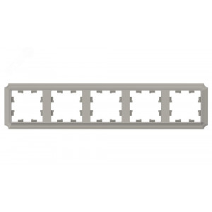 ATLASDESIGN ANTIQUE 5-постовая РАМКА, универсальная, ШАМПАНЬ (5шт) C3(+) ATN100505