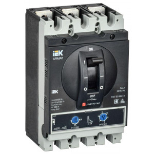 Автоматический выключатель в литом корпусе ARMAT 3P типоразмер G 50кА 250А расцепитель термомагнитный регулируемый AR-MCCB-3G-050-0250A-ATUC