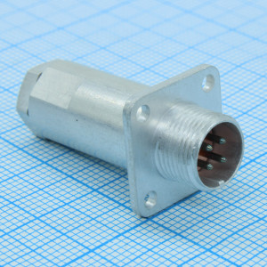 РС4Э вилка с/к, Соединитель цилиндрический низкочастотный вилка