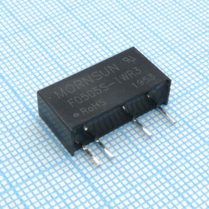 F0505S-1WR3, DC/DC преобразователь, 1Вт, вход 4.5-5.5В, выход 5В/200мА
