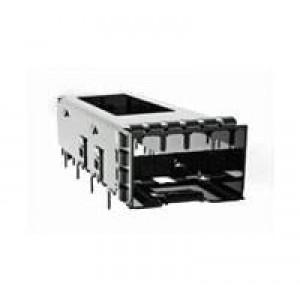 2007215-2, Соединители для ввода/вывода SFP+ 1x1 Cage Assy PCI Press Fit