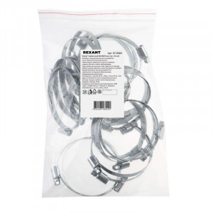 Хомут стальной червячный 60-80 (Россия) 07-0660