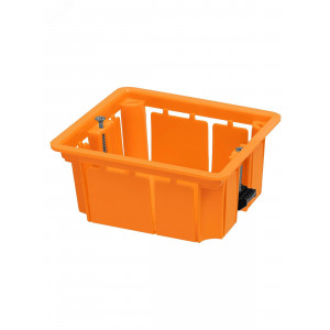 Распаячная коробка СП 92х92х45мм, крышка, пл. лапки, IP20, инд. штрихкод, SQ1403-1022