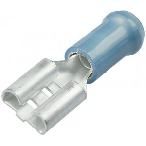 9-160313-2, Наконечник кабельный ножевой (гнездо) обжимной с изоляцией