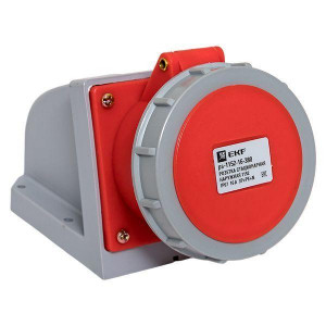 Розетка стационарная наружная 1152 3Р+РЕ+N 16А 380В IP67 PROxima ps-1152-16-380