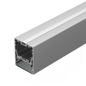 Профиль KLUS-POWER-W50-2000 ANOD 030303, Под заказ от 20 м. Алюминиевый анодированный профиль для светодиодных лент и линеек. С отсеком для блока питания (размер отсека 32х37 мм). Съемная площадка для ленты позволяет легко проводить монтаж/демонтаж.