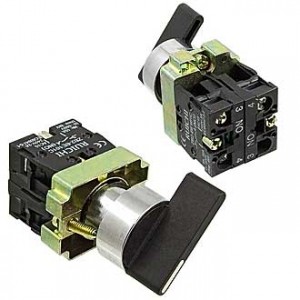 3SA8-BJ33, Переключатель поворотный серии 3SA8 на 3 положения, 2NO, с фиксацией, 240В, 3А