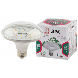 Лампа светодиодная FITO-18W-RB-E27 18Вт E27 для растений красн./син. спектр Б0049533