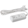 Удлинитель 2х1.5м без заземл. 10А IP20 U-2-1.5m-2х1 ПВС 2х1 Б0028359