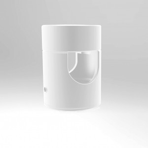 Крепление MOONLIGHT-CYL-D18-WHITE 047388, Крепление герметичной ленты MOONLIGHT D18. Материал сталь, цвет белый.  Габариты держателя в сборке 34x34x46 мм.