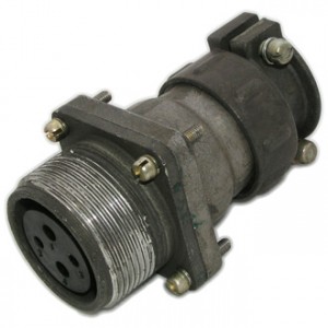 ШР28ПК4НГ5 РОЗЕТКА (АНАЛОГ), кабельная розетка