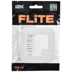FLITE ARTISTIC Рамка 1-местная РУ-1-А-ФлБ белый IEK FI-M12-31-20-K01