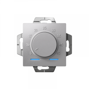 ATLASDESIGN ТЕРМОСТАТ электрон. теплого пола с датчиком, 10A, механизм, АЛЮМИНИЙ ATN000335