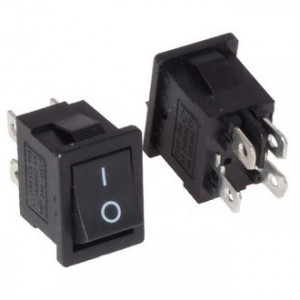 MRS-201(A)-2  (ON)-OFF, Клавишный переключатель MRS-201(A)-2, ON-OFF