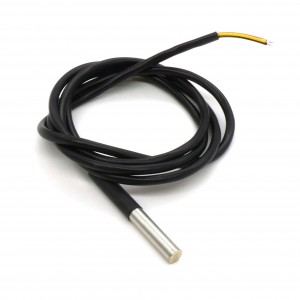 B04-Датчик температуры DS18B20 ip66, Датчик температуры из нерж.стали ( 3-5V , -55C + 125C)
