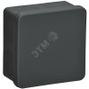 Коробка расп. КМ42435 о/п 80х80х40мм IP67 8 вв. черная UKO21-080-080-040-K02-66