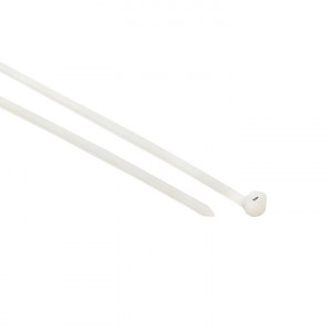 Хомут нейлоновый со стальным зубом (б), 4x200 (100шт) PROxima plc-fl-ctsbw-4x200