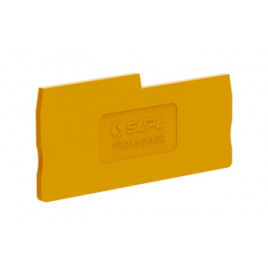 Боковая крышка TPIO1.5-S-3-OG-EA, Крышка боковая, для клемм TPIO1.5-S-3…, цвет: оранжевый