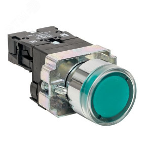 Кнопка BA31 с подсветкой 230В зел. NO PROxima xb2-bw31-230