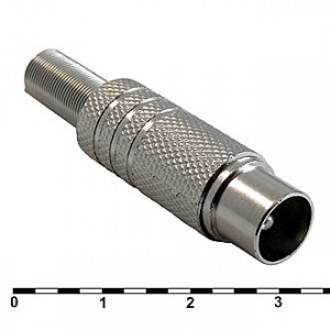 FD-03151, Разъем высокочастотный, RF штекер под винт, с пружиной