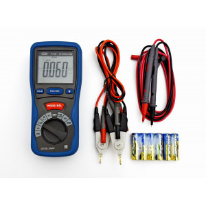 DT-5302, Миллиомметр объединяет в себе функции миллиомметра, мегомметра, вольтметра, амперметра, а также позволяет производить проверку диодов и проверку целостности цепи («прозвонку»).