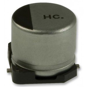 EEEHC1V330XP, Конденсатор алюминиевый электролитический 33мкФ 35В ±20% (6.3 X 7.7мм) для поверхностного монтажа 57мА 3000час 105°С автомобильного применения лента на катушке