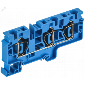 ARMAFIX Клемма пружинная CX10-3 BU 10мм2 трехконтактная синяя IEK AF-CT40-00-3-K07-010