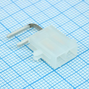 26013114, Гнездо на плату 2 контакта вертикальное угловое монтаж в отверстие