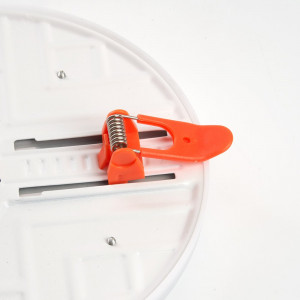 Светильник светодиодный ДВО-18w 6400К 1800Лм slim белый с регулируемым монтажным диаметром (до 130мм) 41213