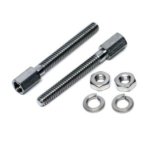 500-069-2-7, Инструменты и аппаратное оборудование D-Sub  RN KIT 2 JACKPOST/ NUTS/WASHERS