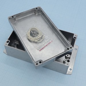 G123MF, Герметичный алюминиевый корпус с фланцами, IP65, некрашеный