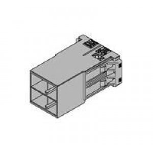 1-1747820-2, Проводные клеммы и зажимы 4 POS 10.16mm Crimp Panel Mount Conn