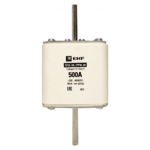 Вставка плавкая ППН-39 630/500А габарит 3 PROxima fus-39/630/500