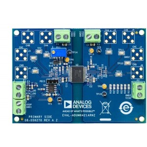 EVAL-ADUM6421AURNZ, Средства разработки интегральных схем (ИС) управления питанием ADUM6421A Evaluation Board Unpopulated