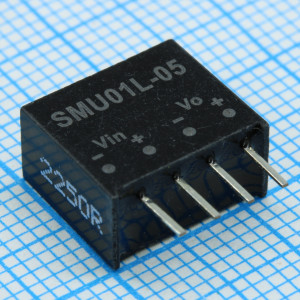 SMU01L-05, Преобразователь DC/DC, на печатную плату, 1 Вт
