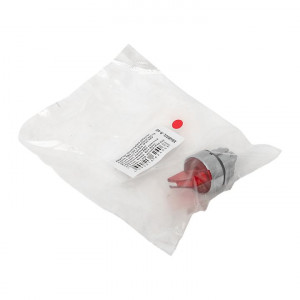 Исполнительный механизм переключателя ХB4 красный на 2 положения возвратный без фиксации, с подсветкой с короткой ручк IP65 EKF XB4BD2L-R-65