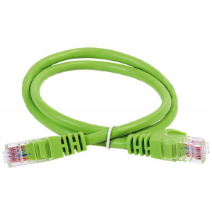 ITK Коммутационный шнур кат. 6А UTP LSZH 0,5м зеленый (кр.1шт) [PC02-C6AUL-05M]