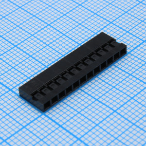 DS1071-01-1X12FCB, Корпус разъема розетка на кабель 1x12 контактов, шаг 2.54мм