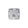 Розетка компьютерная 1-м AtlasDesign RJ45 кат.5E механизм алюм. SE ATN000383