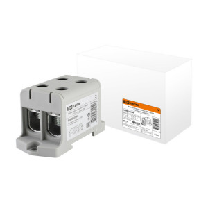 Клемма вводная силовая КВС 4 ввода 16-95 кв.мм. серая SQ0833-0104