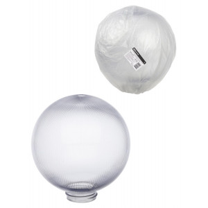 Рассеиватель шар ПММА 250 мм прозрачный призма (резьба А 85) SQ0321-0246
