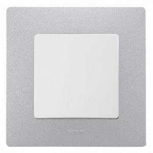 Рамка 1-м Etika алюм. Leg 672551