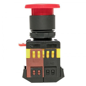 Кнопка ANE-22 поворотная c блокировкой и подсветкой NO+NC Грибок PROxima pbn-ane